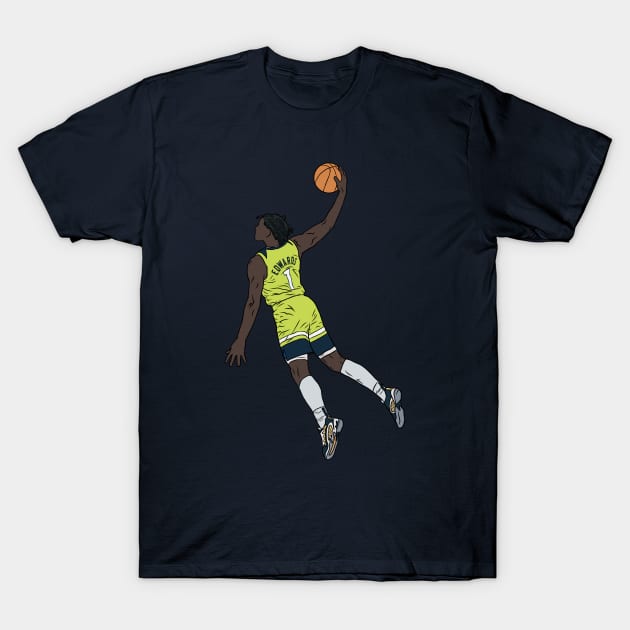 Anthony Edwards Dunk T-Shirt by rattraptees